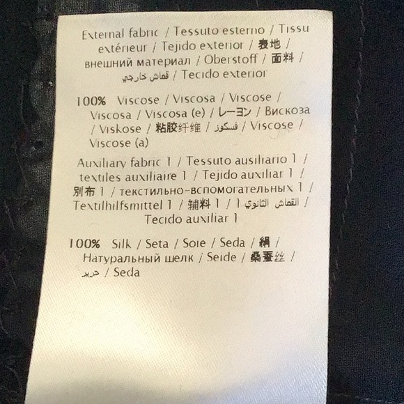 Red Valentino size 8 Navy White sequined blouse. - Picture 6 of 11